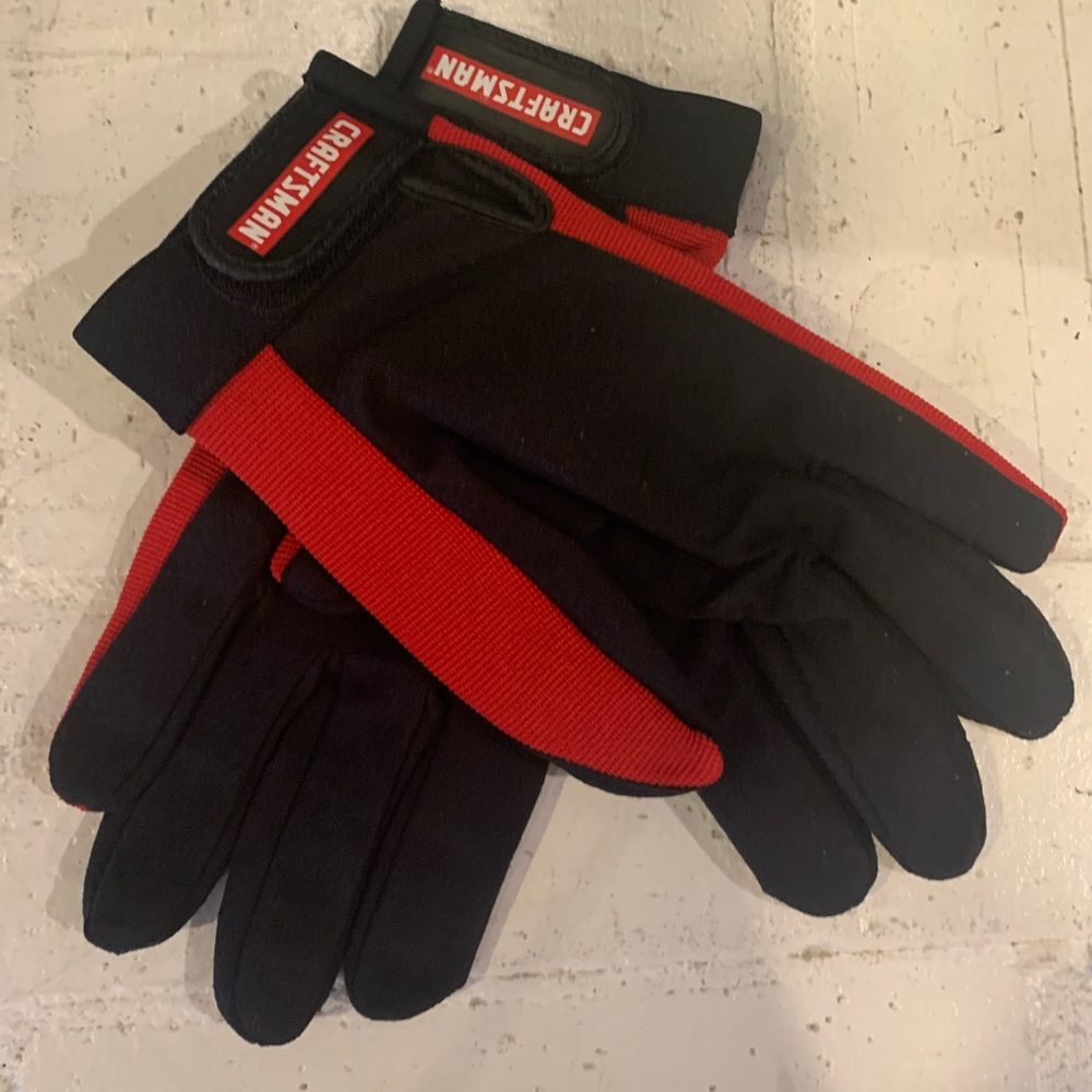 Vintage Craftsman Red Work Gloves - Picture 4 of 4